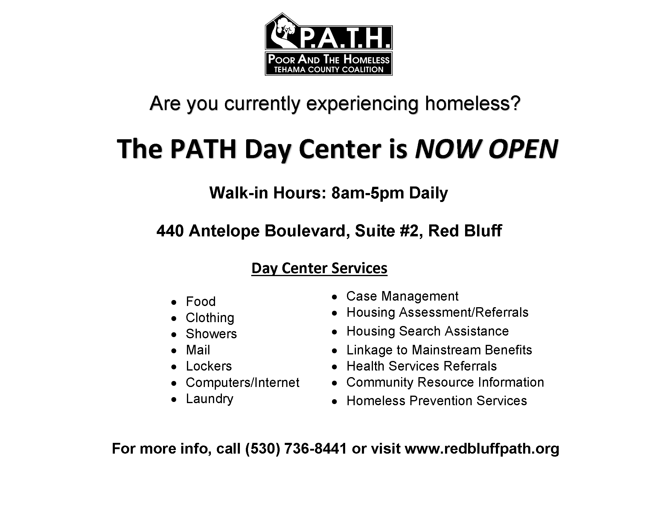 Path Day Center flyer