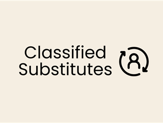 Classified Substitutes