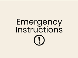 Emergency Instructions