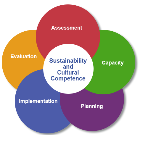 sustainability and cultural competence graphic