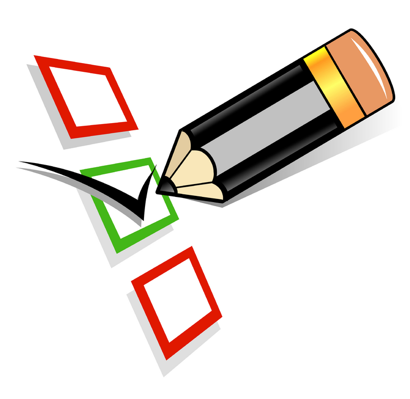 graphic of a pencil checking a checkbox